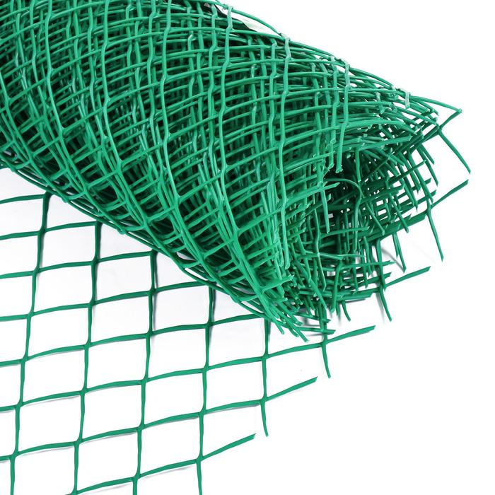 Сетка садовая 0.5&times;10 м, ячейка ромб 40&times;40 мм, пластиковая, зелёная, Greengo, в рулоне