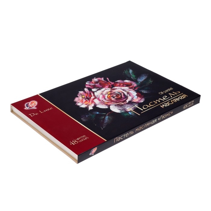 Пастель масляная детская, 48 цветов De Luxe, круглая Пастель масляная детская, 48 цветов De Luxe, круглая