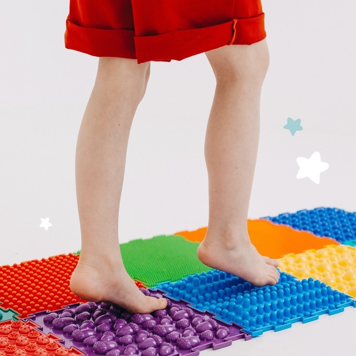 Модульный массажный коврик ОРТОДОН, набор №11 «Айсберг» Модульный массажный коврик ОРТОДОН, набор №11 «Айсберг»