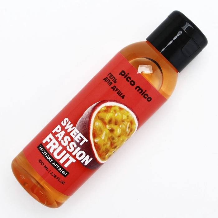 Гель для душа с экстрактом арганы Sweet passionfruit, 100 мл, аромат маракуйи, PICO MICO Гель для душа с экстрактом арганы Sweet passionfruit, 100 мл, аромат маракуйи, PICO MICO