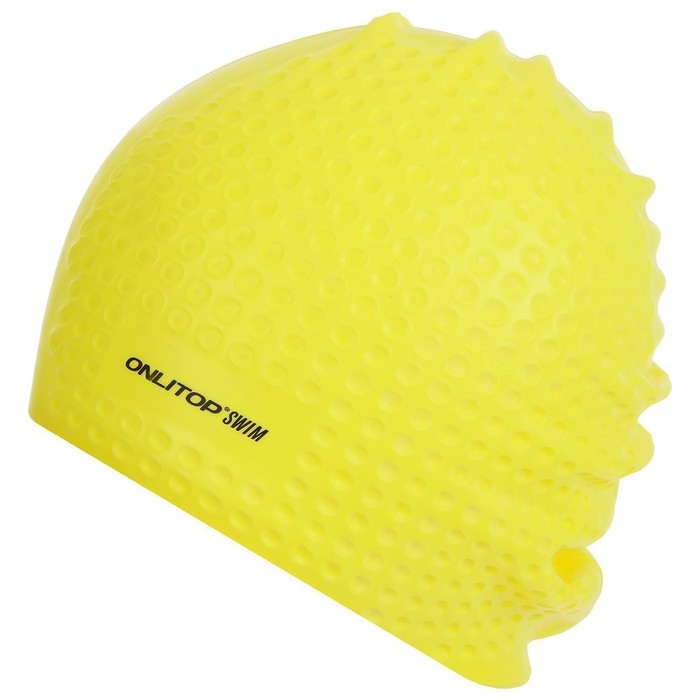 Шапочка для плавания взрослая ONLYTOP Swim, для длинных волос, силиконовая, обхват 54-60 см, цвета МИКС Шапочка для плавания взрослая ONLYTOP Swim, для длинных волос, силиконовая, обхват 54-60 см, цвета МИКС