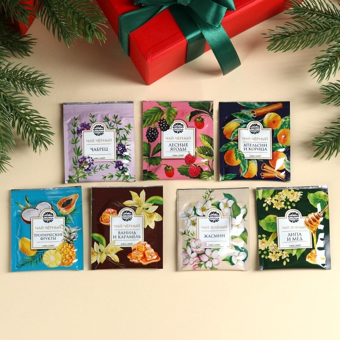 Новый год! Чайная коллекция «Новогодние часы» ассорти, 75,6 г (42 пакетика х 1,8 г). Новый год! Чайная коллекция «Новогодние часы» ассорти, 75,6 г (42 пакетика х 1,8 г).