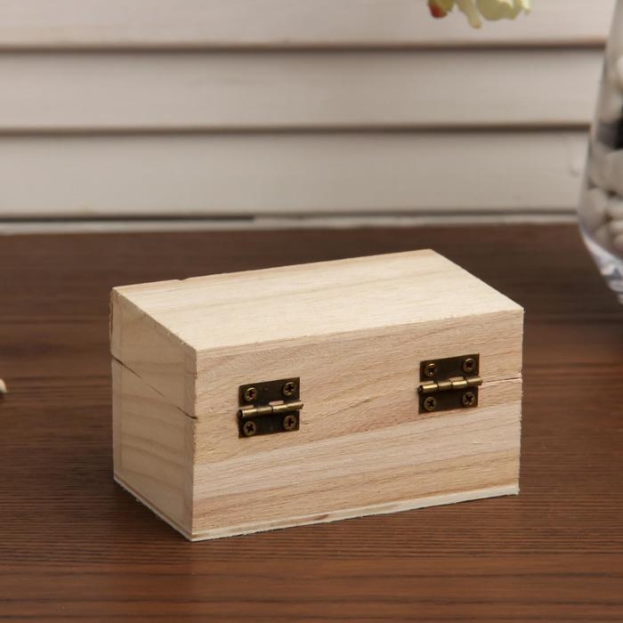 Шкатулка дерево под роспись Шкатулка дерево под роспись "Прямоугольная" 5,5х10х6 см