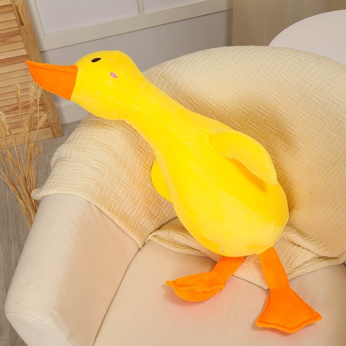 Шкурка мягкой игрушки  Шкурка мягкой игрушки "Гусь", 80 см, цвет жёлтый