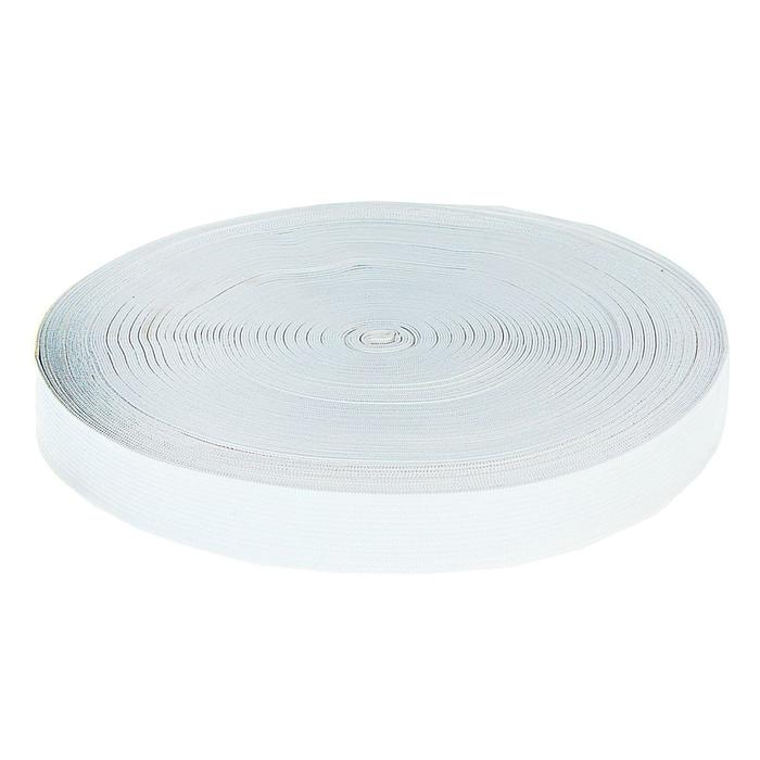 Резинка 2,5 см белая, в рулоне 40 м. Резинка 2,5 см белая, в рулоне 40 м.