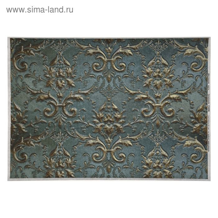 Декупажная карта Декупажная карта "Золотые узоры", плотность 45 г/м2 А4