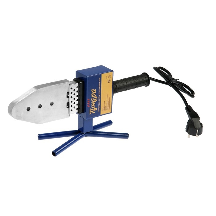 Аппарат для сварки пластиковых труб ТУНДРА, 1000 Вт, комплект насадок 20-50 мм, 50-300° Аппарат для сварки пластиковых труб ТУНДРА, 1000 Вт, комплект насадок 20-50 мм, 50-300°