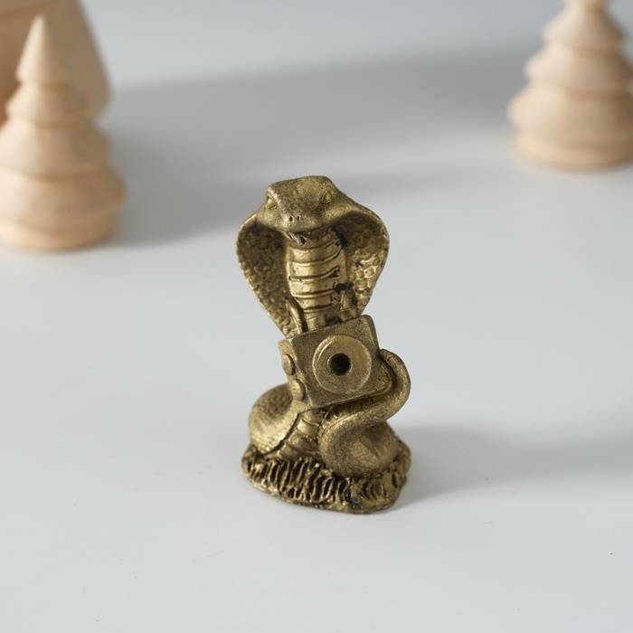 Сувенир полистоун Сувенир полистоун "Кобра с увлечением" МИКС 4х3х5 см