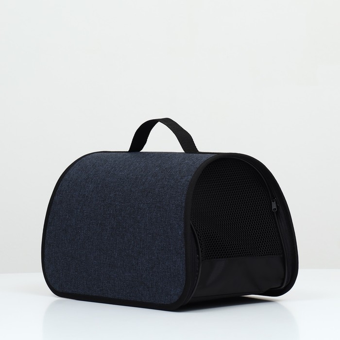 Сумка - переноска для животных Сумка - переноска для животных "Карпетбеггер", 36,5 х 22 х 22 см, синяя