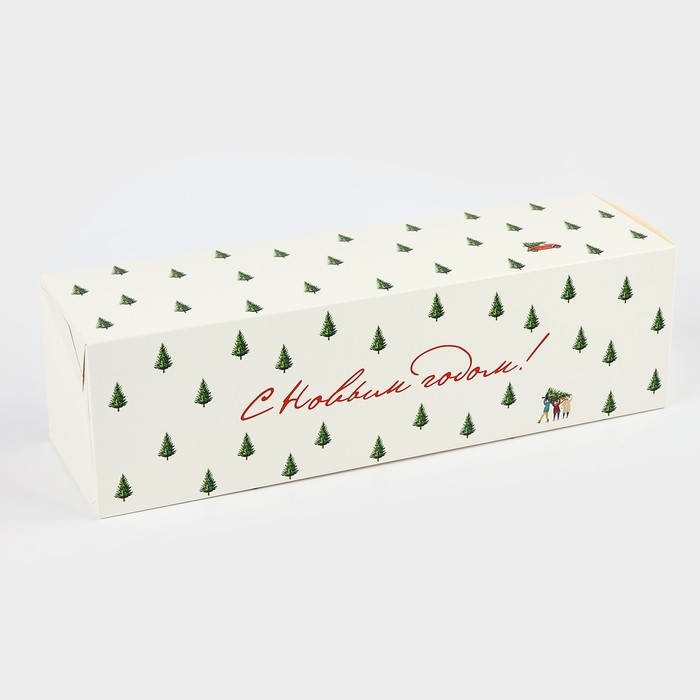 Коробка подарочная новогодняя складная «С Новым годом! », 9.5 х 32.5 х 9.5 см, Новый год Коробка подарочная новогодняя складная «С Новым годом! », 9.5 х 32.5 х 9.5 см, Новый год