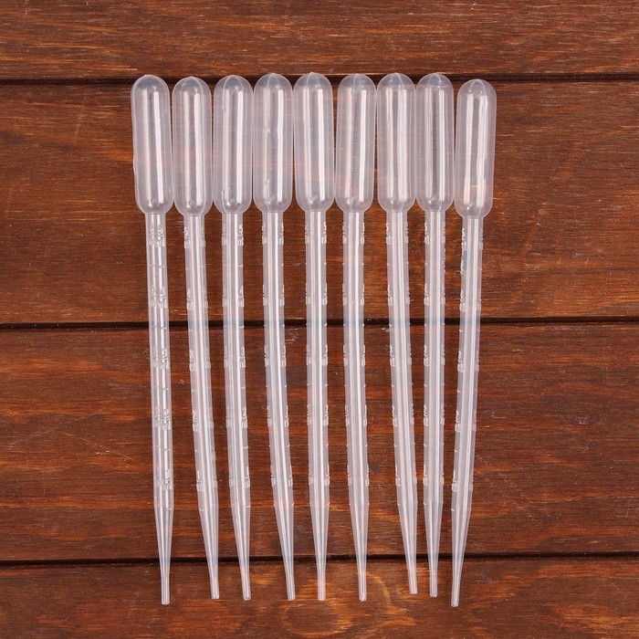 Пипетка 5 мл, для опытов и творчества, набор 10 шт. Пипетка 5 мл, для опытов и творчества, набор 10 шт.