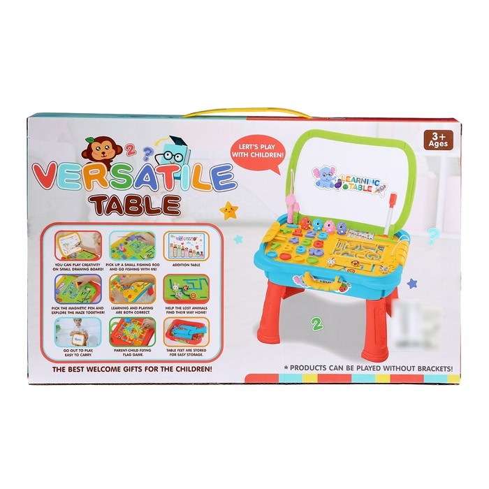 Развивающий столик «Играй и учись», цвет красный Развивающий столик «Играй и учись», цвет красный