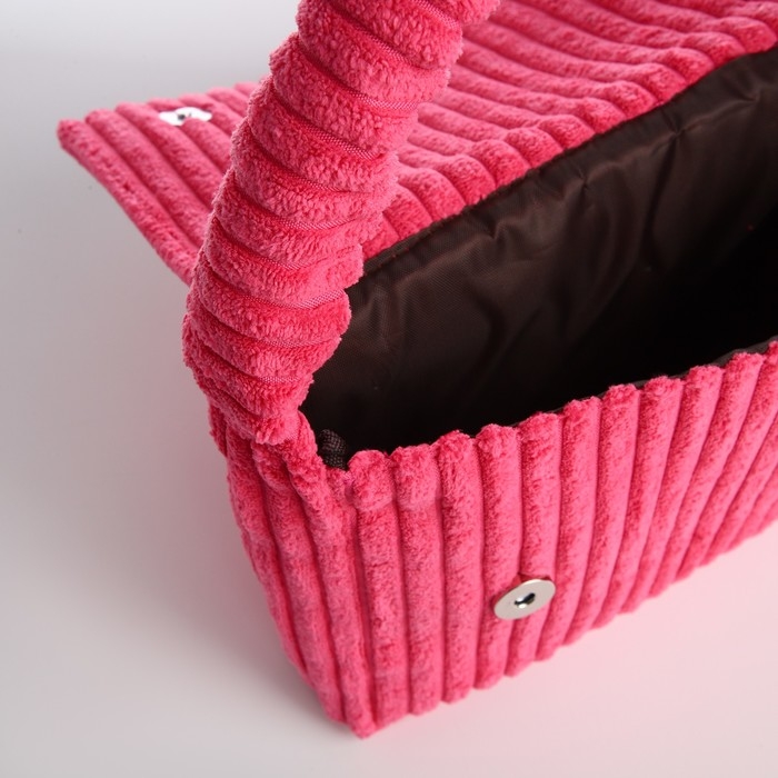 Сумка молодёжная на магните, цвет розовый Сумка молодёжная на магните, цвет розовый