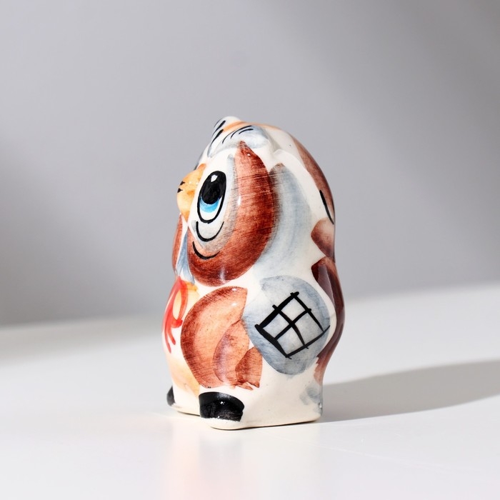 Сувенир Сувенир "Сова мультяшная", гжель цветная