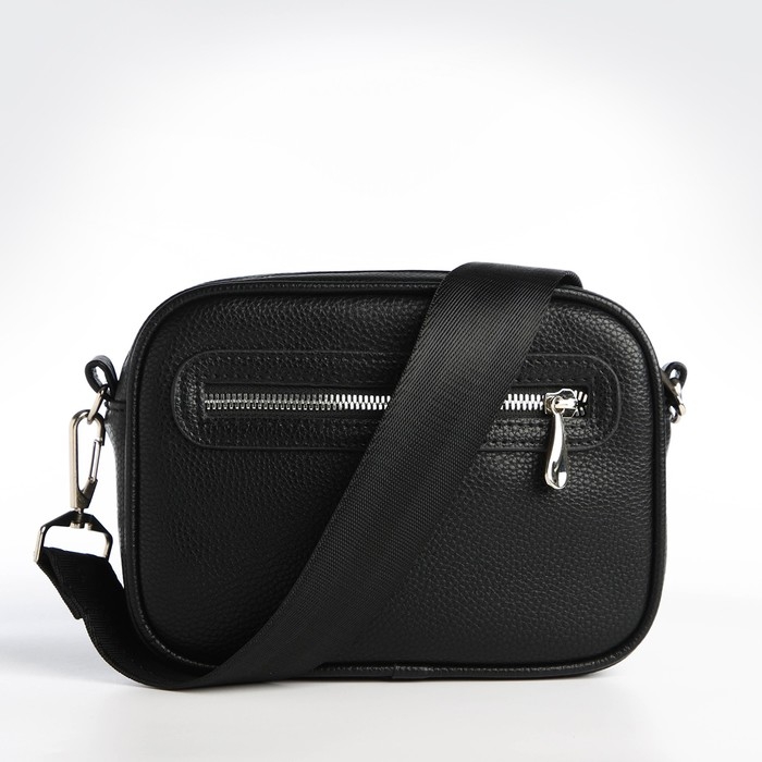 Сумка женская через плечо, TEXTURA, маленький размер, цвет чёрный Сумка женская через плечо, TEXTURA, маленький размер, цвет чёрный