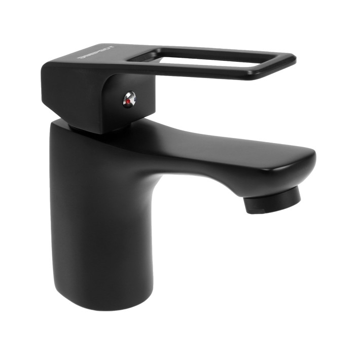 Смеситель для раковины Смеситель для раковины "Эверест" B10-1546, однорычажный, излив 101 мм, черный