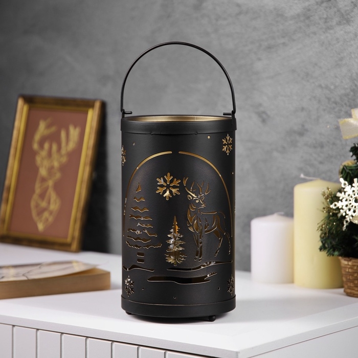 Фигура световая Фигура световая "Лесная поляна", 12.3x21 см, 1 LED. АААх3 (не в компл.), свечение тёплое белое