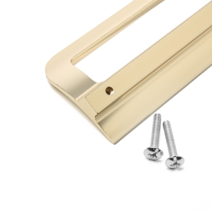 Ручка скоба мебельная RS1402, м/о=96, цвет сатиновое золото Ручка скоба мебельная RS1402, м/о=96, цвет сатиновое золото