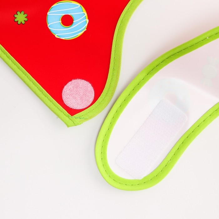 Нагрудник для кормления «Candy Bar» непромокаемый на липучке, с карманом Нагрудник для кормления «Candy Bar» непромокаемый на липучке, с карманом