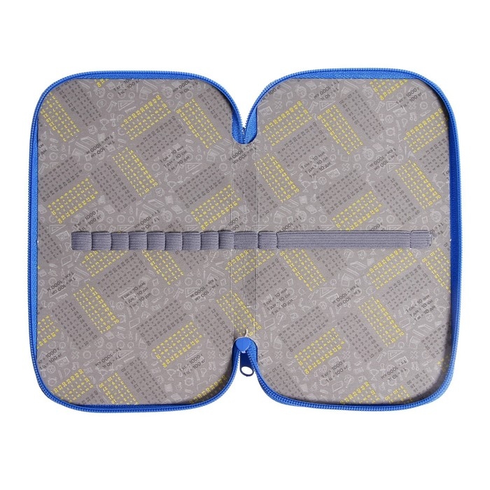 Пенал 2 секции, 125 х 205 х 40 мм, Calligrata 30П26/2 Пенал 2 секции, 125 х 205 х 40 мм, Calligrata 30П26/2 "Робот маска", ламинированный картон