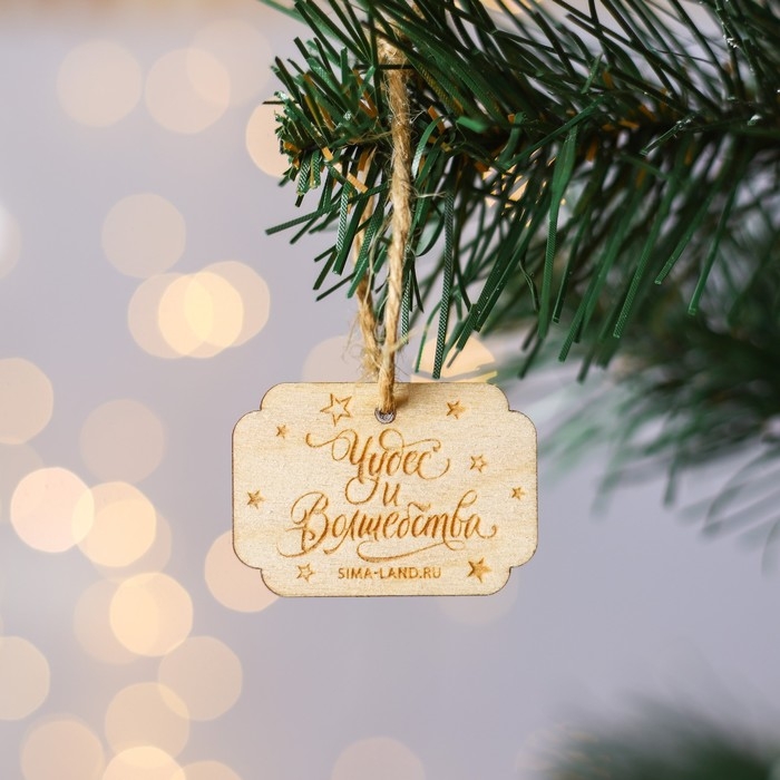 Ёлочные игрушки новогодние «Новый год: Чудес и волшебства», набор 5 шт Ёлочные игрушки новогодние «Новый год: Чудес и волшебства», набор 5 шт