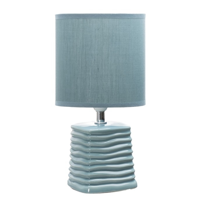 Настольная лампа Настольная лампа "Синбола" E14 40Вт зеленый 14х14х26,5 см RISALUX