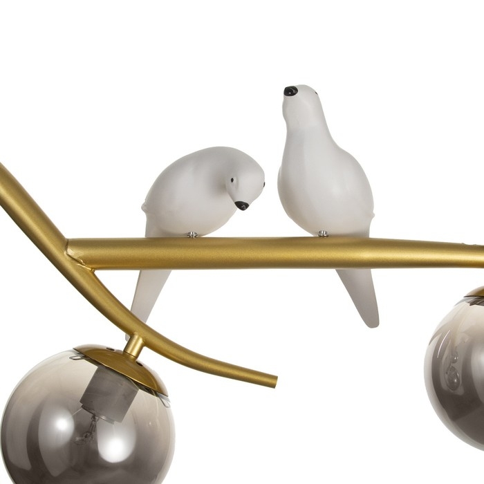 Люстра Люстра "Птички" E27 40Вт золото 80х25х100 см