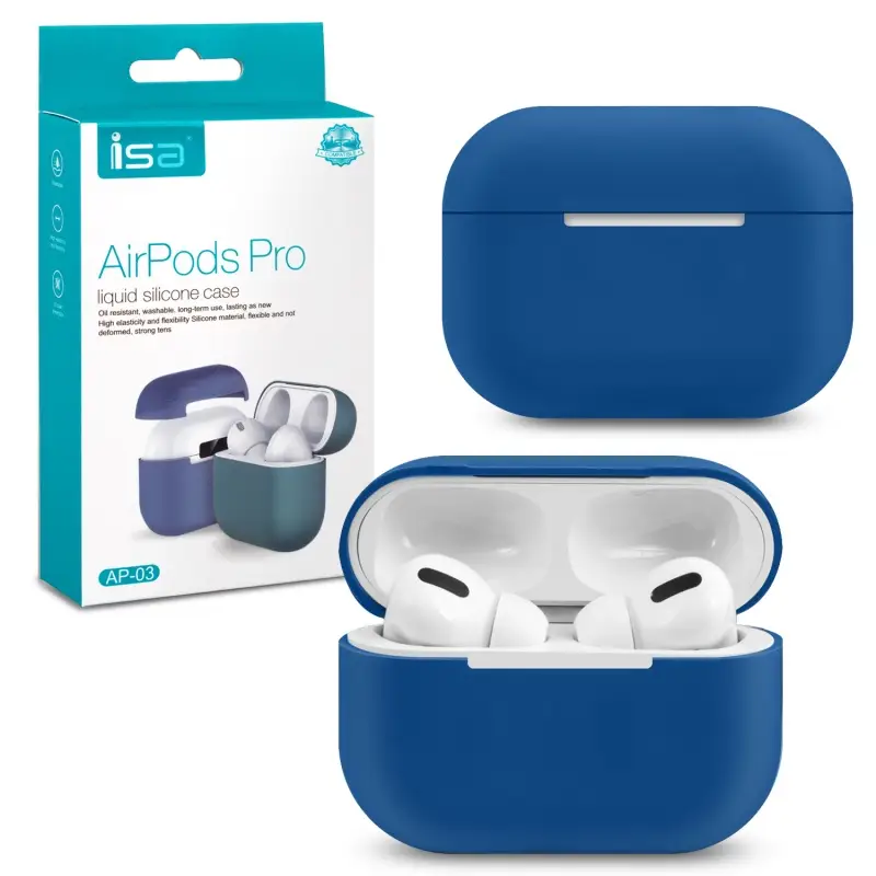 Чехол для AirPods Pro Silicone Case ISA Blue Horizon