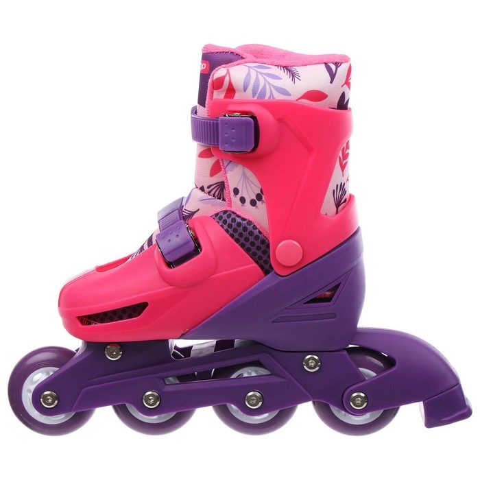 Роликовые коньки раздвижные ONLYTOP, р. 34-37, колёса PVC 64 мм Роликовые коньки раздвижные ONLYTOP, р. 34-37, колёса PVC 64 мм