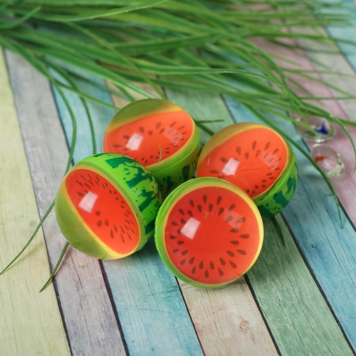 Мяч каучуковый «Арбуз», 4,5 см Мяч каучуковый «Арбуз», 4,5 см