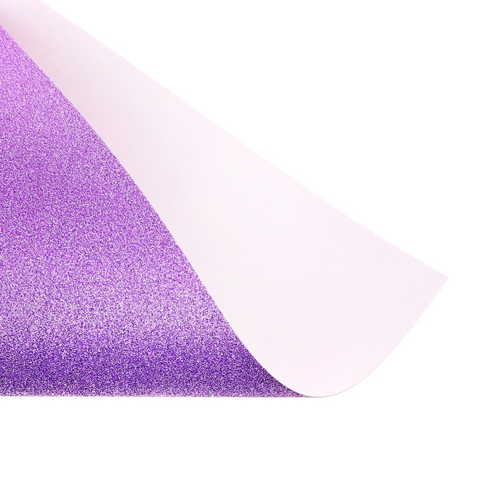 Картон цветной с блёстками А4, 10 листов, 10 цветов