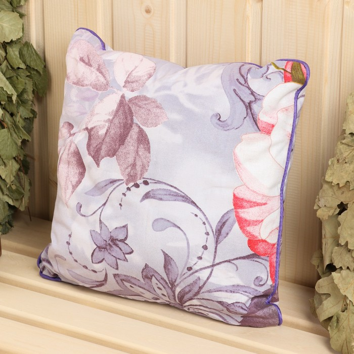 Подушка из кавказских трав на основе листьев дуба и эвкалипта, МИКС, 27×27 см Подушка из кавказских трав на основе листьев дуба и эвкалипта, МИКС, 27×27 см