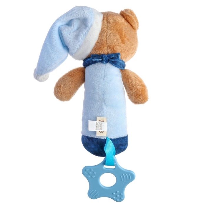 Пищалка - погремушка «Мишка», с прорезывателем, Mum&Baby Пищалка - погремушка «Мишка», с прорезывателем, Mum&Baby