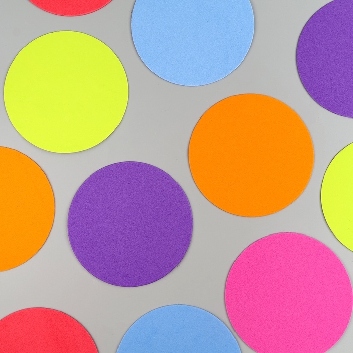 Набор фигурок из EVA  Набор фигурок из EVA "Круг", 12 шт, цвет МИКС