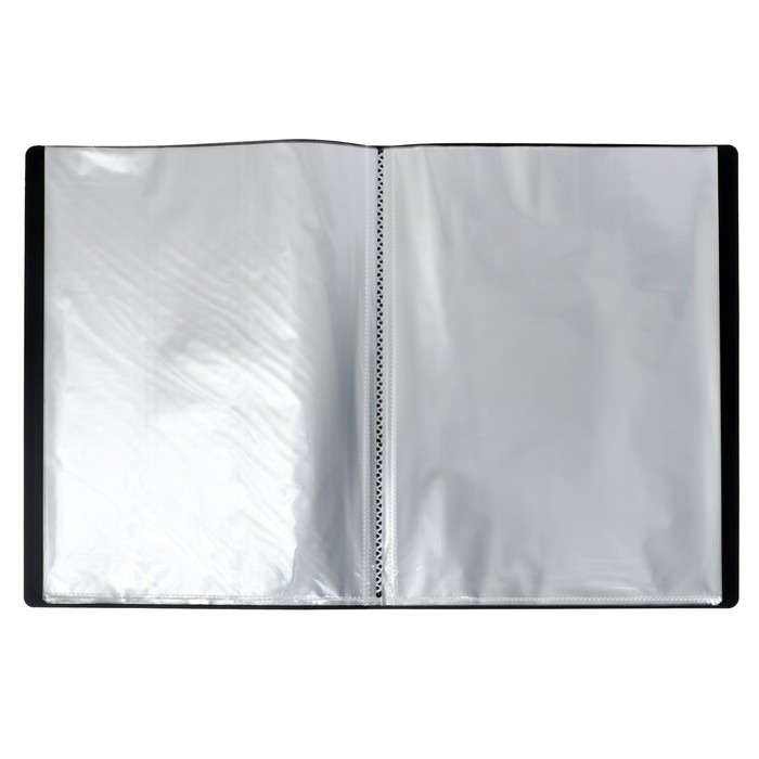 Папка с 30 вкладышами А4, 600 мкм, Calligrata, 15 мм, чёрная Папка с 30 вкладышами А4, 600 мкм, Calligrata, 15 мм, чёрная