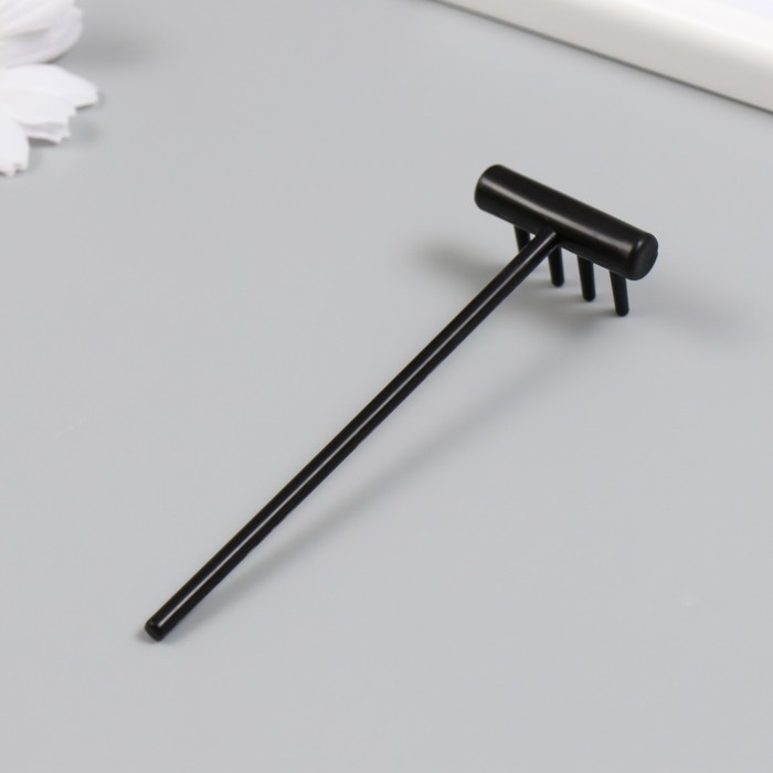 Декор  Декор "Грабельки для садов Дзен" чёрный 2,5х14,5х3,5 см