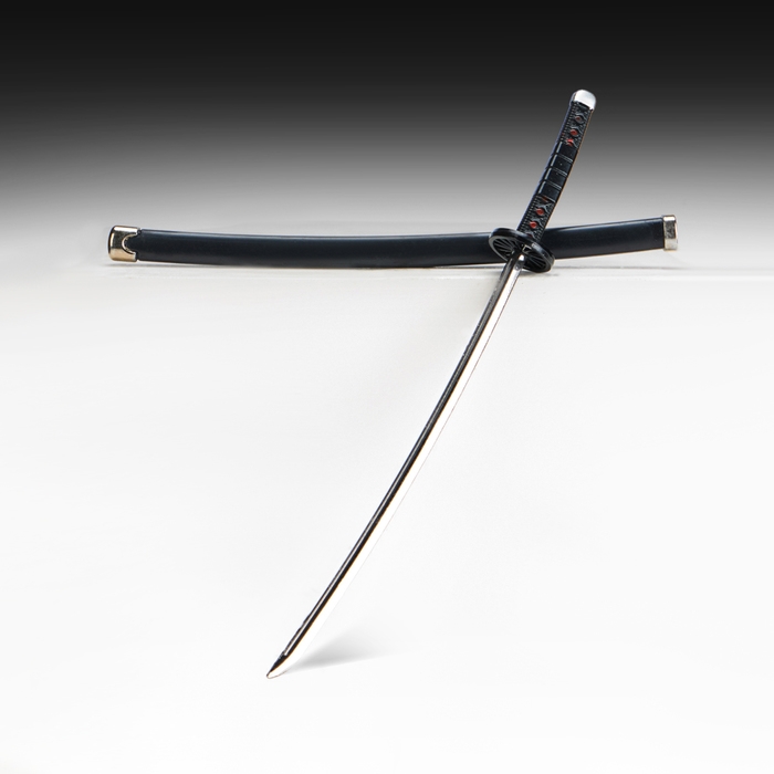 Сувенирное оружие мини Сувенирное оружие мини "Катана Танзи", 24 см, чёрная