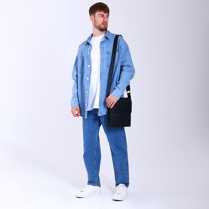 Сумка мужская, цвет чёрный Сумка мужская, цвет чёрный