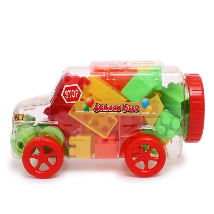 Конструктор-машинка «Веселые приключения», МИКС Конструктор-машинка «Веселые приключения», МИКС