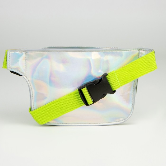 Сумка детская для девочки поясная "Авокато", на молнии, цвет зелёный