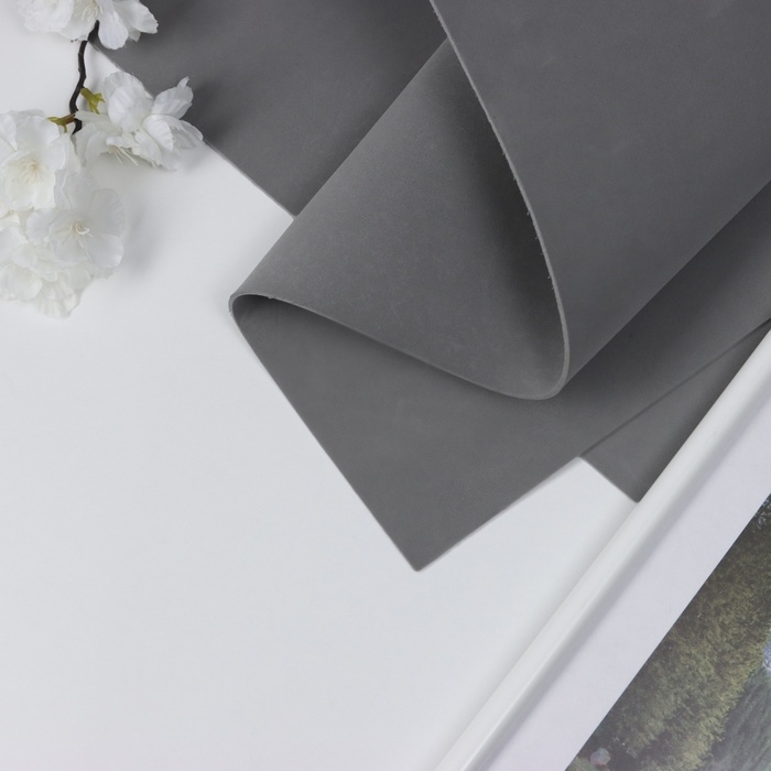 Фоамиран иранский 2 мм (тёмно-серый/198) 60х70 см Фоамиран иранский 2 мм (тёмно-серый/198) 60х70 см