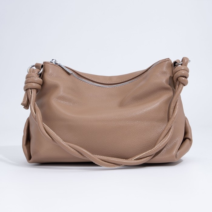 Сумка кросс-боди на молнии, цвет бежевый Сумка кросс-боди на молнии, цвет бежевый