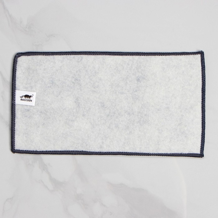 Сменная насадка для окномойки Raccoon, микрофибра, 27×7 см, цвет синий