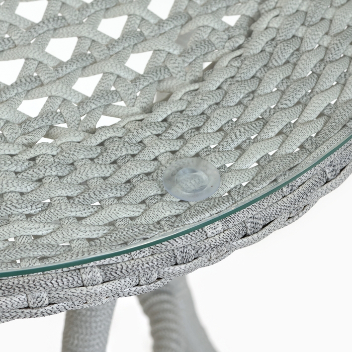 Набор садовой мебели Набор садовой мебели "Ротанг" 3 предмета: стол + 2 кресла, серый