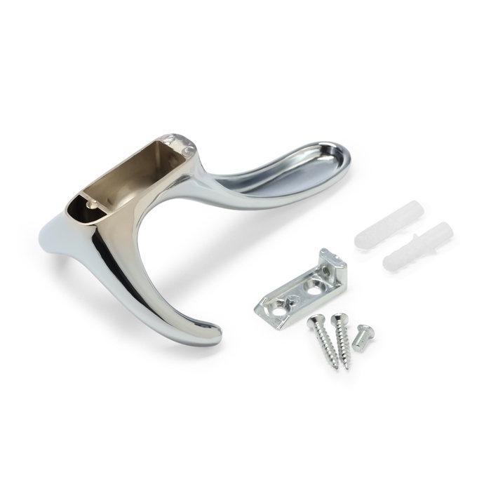 Крючок мебельный CAPPIO HOOK, трехрожковый, хром Крючок мебельный CAPPIO HOOK, трехрожковый, хром