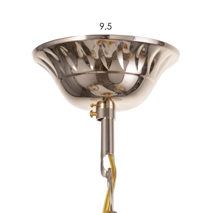 Люстра Люстра "Руби" 3х40Вт Е27 Золото 55х55х85(45)см