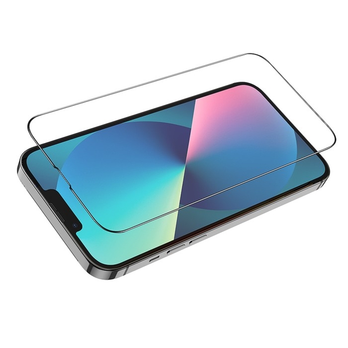 Защитное стекло Hoco A27, для iPhone 13 Pro Max, анти отпечатки, анти царапины, черная рамка