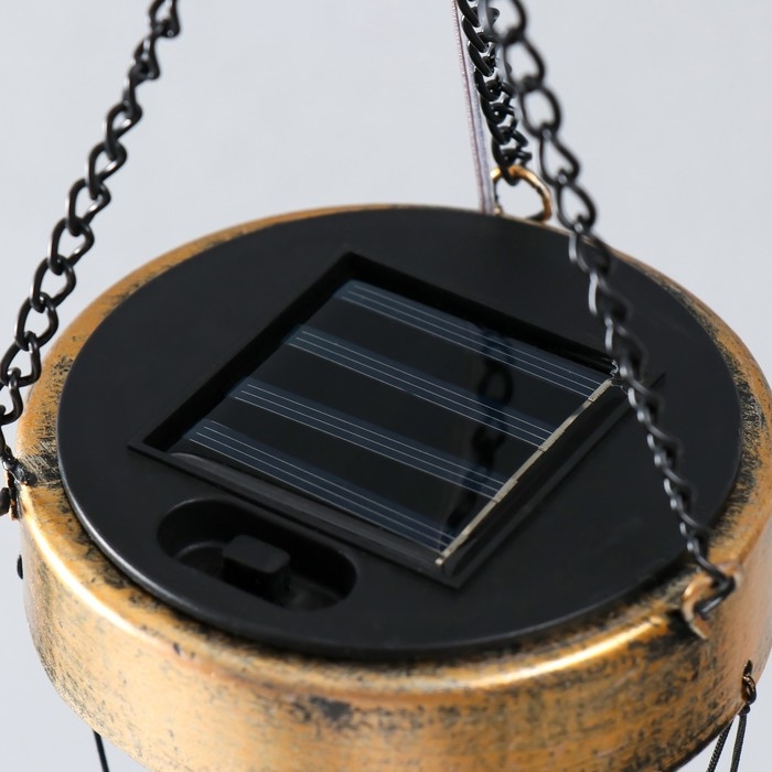 Музыка ветра с подсветкой от солнечной батареи Музыка ветра с подсветкой от солнечной батареи "Солнце" 5 трубок 24,5х11х108 см