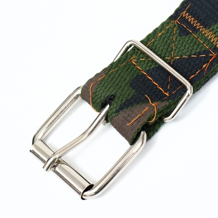 Ошейник брезентовый двухслойный  Ошейник брезентовый двухслойный "Камуфляж", 72 х 3,5 см