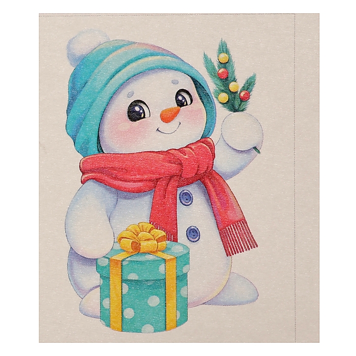 Мыло своими руками с картинкой на новый год «Снеговик с ёлкой», набор для творчества Мыло своими руками с картинкой на новый год «Снеговик с ёлкой», набор для творчества